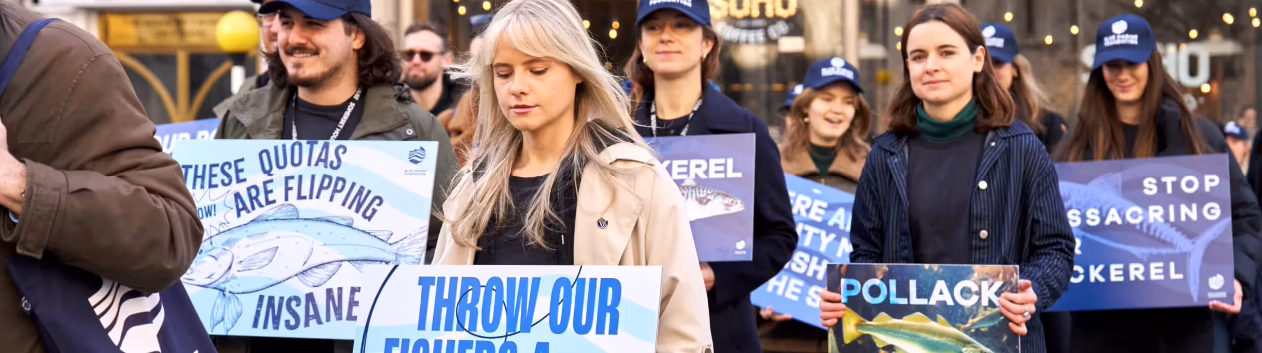 Supporters of Blue Marine Foundation’s case against Defra quotas